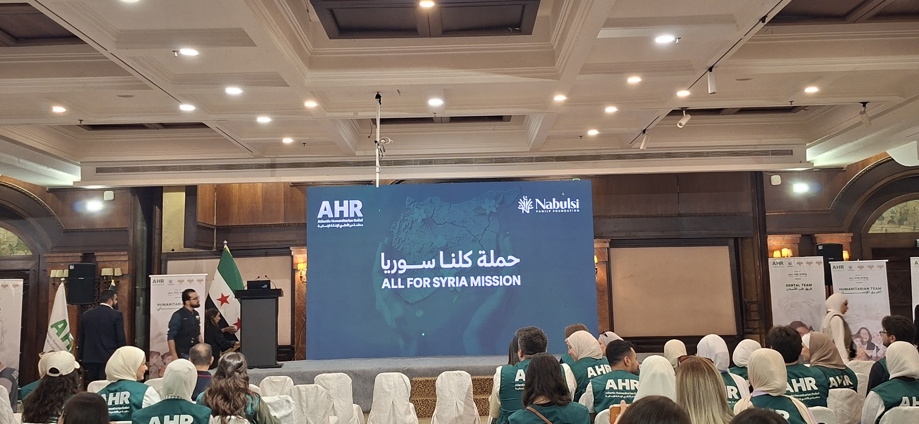 All for Syria mission moment